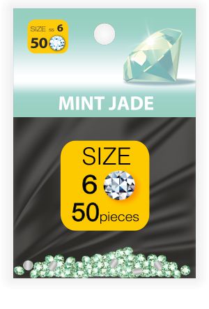 Rhinestones Стразы SS №6 MINT JADE (50 шт.) image